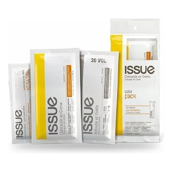 Tintura Issue Professional Colorpack Issue color pack tono 8 rubio claro para cabello
