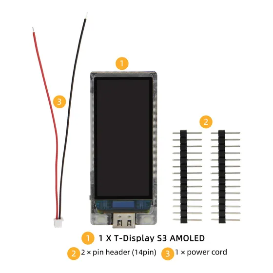 V2.0 Sem Toque - Lilygo T-display-s3 Esp32-s3 1.91