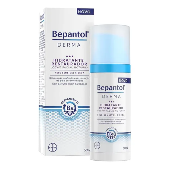 Bepantol Derma Loção Facial Noturna Com 50ml
