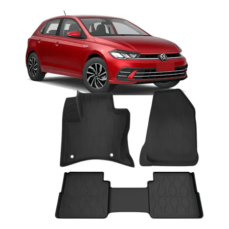 Tapete Bandeja Carro Volkswagen Polo Versões 2017 A 2026 Track