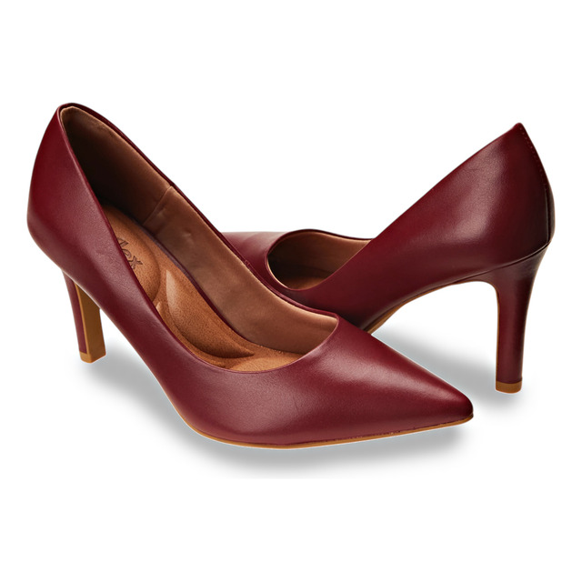 Sapato Scarpin Feminino Salto Fino Rebu Usaflex 