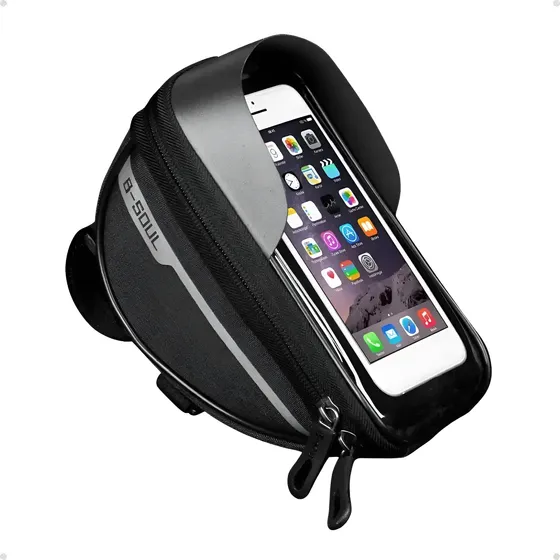 Bolsa Guidão Bike Bicicleta Suporte Celular Resistente Água