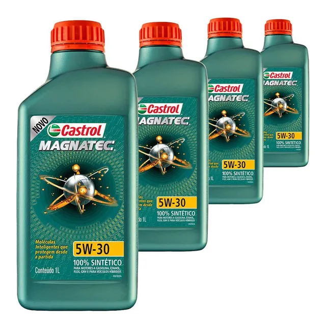 4 Óleo Sintético 5w30 Magnatec Api Sp Castrol 