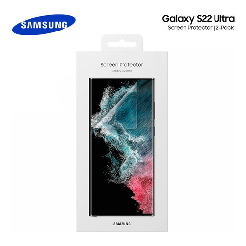Protector De Pantalla Samsung Galaxy S22 Ultra Original 2pc