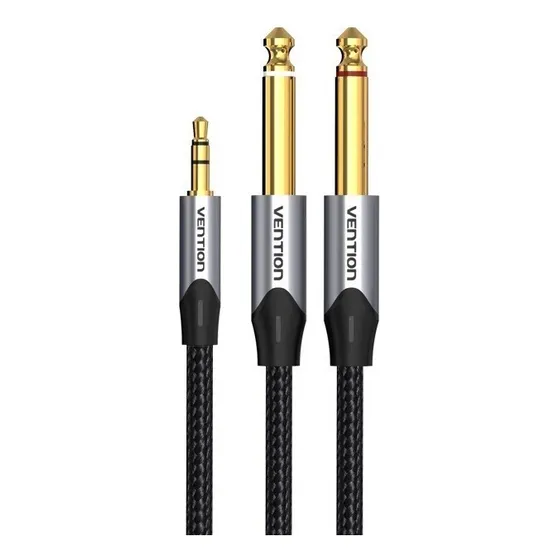 Cabo Audio Profissional P2 Estereo Para P10 Mono 2m Vention