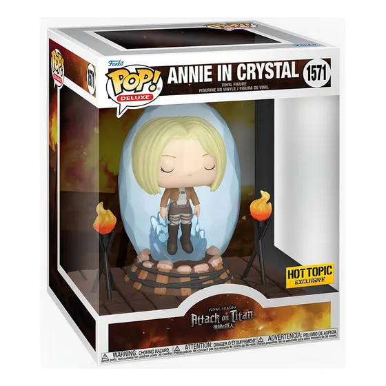 Funko Pop! Attack On Titan Annie In Crystal #1571 Hot Topic