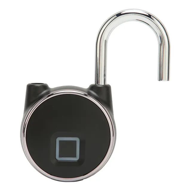 Candado Sin Llave, Huella Digital, Carga Usb De 360 Grados