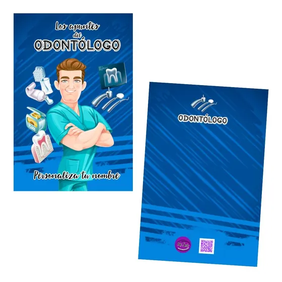 Libreta De Apuntes Personalizadas Profesiones Odontologo