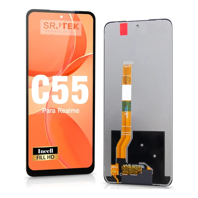 Tela Frontal Display Para Realme C55 Rmx3710 Incell