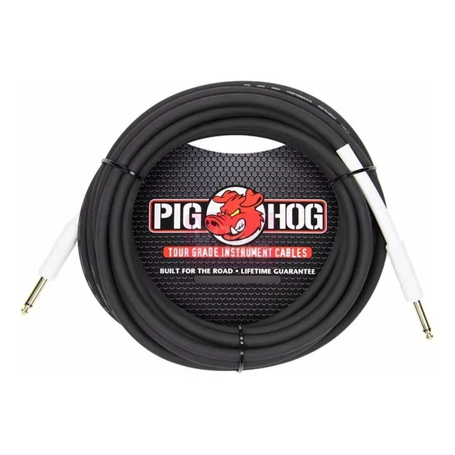 Pig Hog Ph25 Cable Para Guitarra O Bajo 7.62 Metros