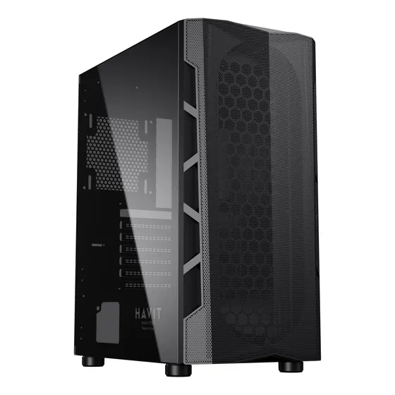 Case Pc Gamer Fan Cotrolador Rgb Havit Cf928
