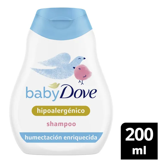 Shampoo Humectacion Enriquecida Hipoalergenico Baby Dove 200