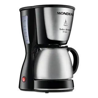 Cafeteira Mondial Dolce Arome 800w Inox C-37-ji-30x Cor Preto/inox Cafeteira Mondial Dolce Arome 800w Inox C-37-ji-30x Cor Preto/inox