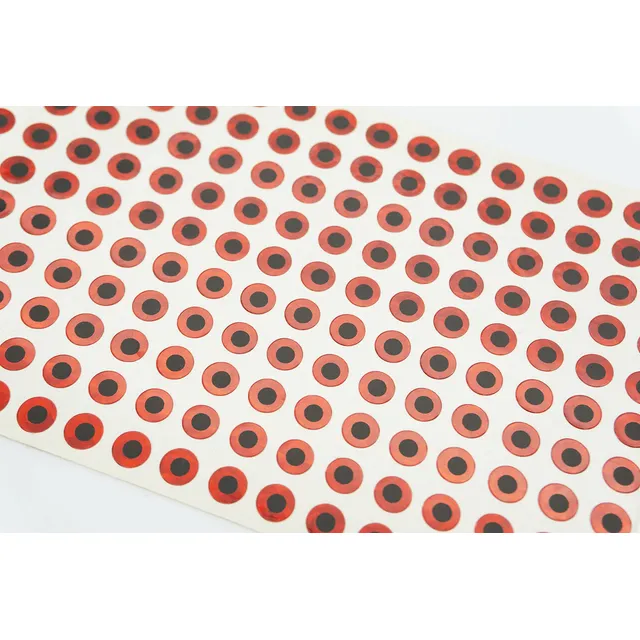 Señuelo Pesca Color Rojo Plano Holografico Para Atar Mosca