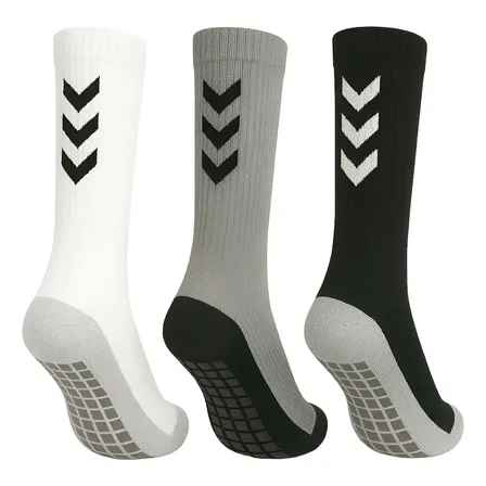 Pack X3 Par De Medias Largas Algodón Antideslizante Deportes