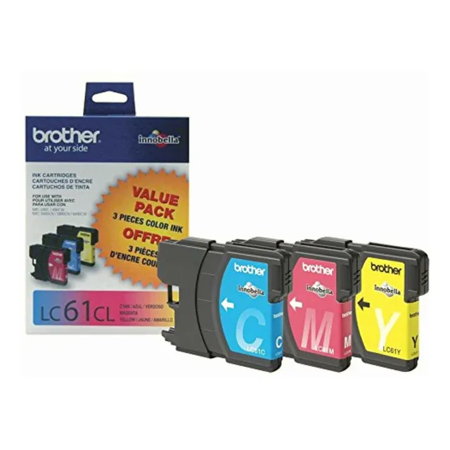 Brother Genuine Standard Yield Color Ink Cartridges,