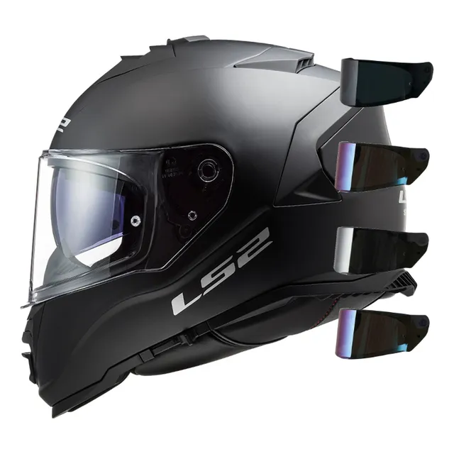 Capacete Ls2 Storm Ff800 Oculos Interno + Viseira