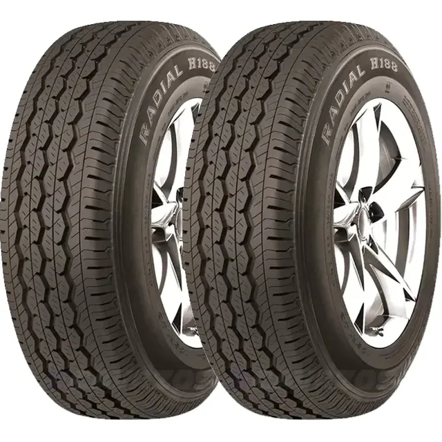 Kit de 2 llantas Trazano PCR (Neumáticos para automóviles) H-188 P 195/70R15