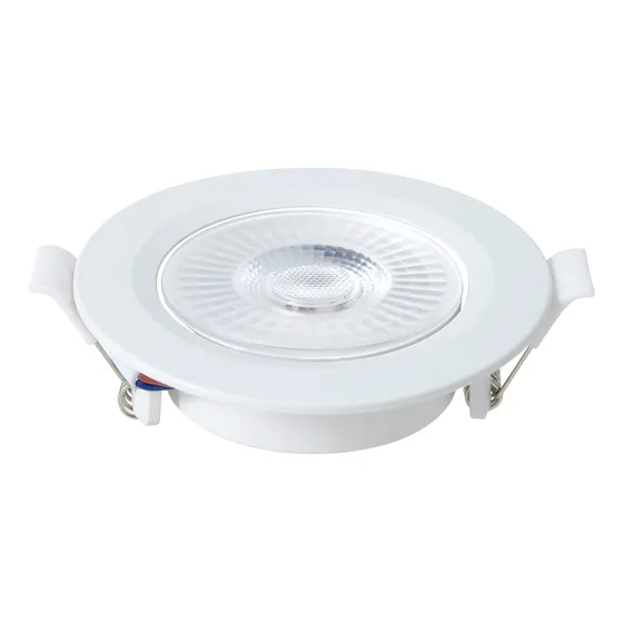 Bala Led De Nicho 5w 110v Redonda Ojo De Buey Luz Calida