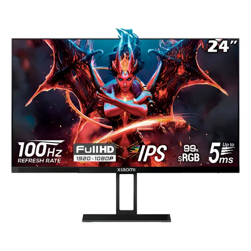 Monitor Xiaomi A24i Full Hd 100 Hz Color Negro | Cuotas sin interés