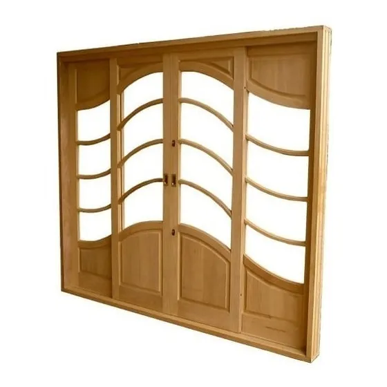 Porta Balcão Modelo Grécia Reta C/ Fechadura Stam  2.00x2.13