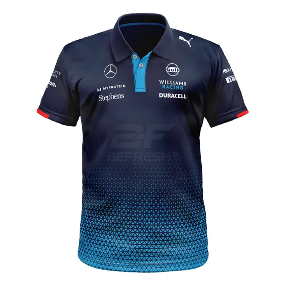 Chemise Polo F1 Williams Racing Temporada  2024