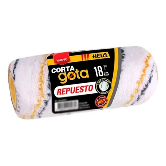 Repuesto Rodillo Cortagotas Microfibra 18 Cm Hela