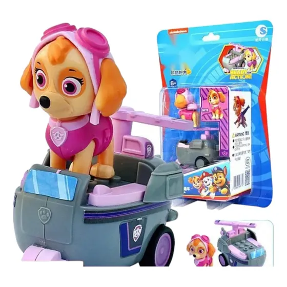 Juguete De Paw Patrol Patrulla De Cachorros Con Vehículo 