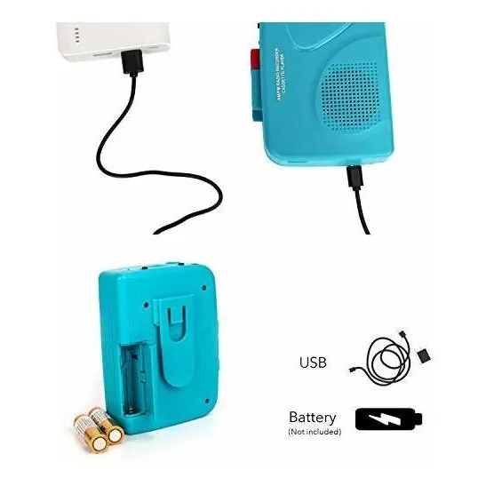 Reproductor Casete Fm Am Radio Walkman Convertidor Portatil