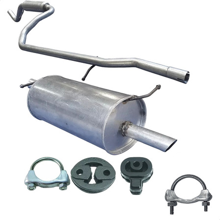 Kit Escapamento Abafador + Traseiro Ford Ka 1.0 8v 2000 2007 Kit Escapamento Abafador + Traseiro Ford Ka 1.0 8v 2000 2007
