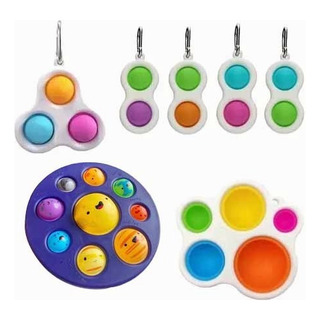 Kit 7 Simple Dimple Fidget Juguete Pop It Kit 7 Simple Dimple Fidget Juguete Pop It