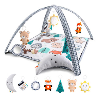 The Peanutshell Unisex Baby Play Gym & 7-in-1 Play Mat - Ju The Peanutshell Unisex Baby Play Gym & 7-in-1 Play Mat - Ju
