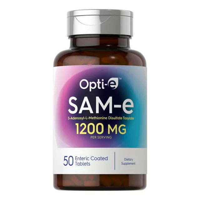 Suplemento Carlyle SAM-e de 1200 mg, 50 comprimidos vegetarianos
