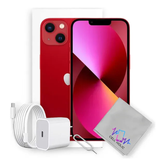 Apple Iphone 13 (128 Gb) - (product)red Con Caja Original Rojo (Reacondicionado)