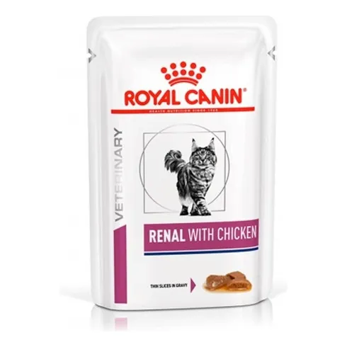 Alimento Humedo Gato Royal Canin Renal Chicken Pouch 85gr Np
