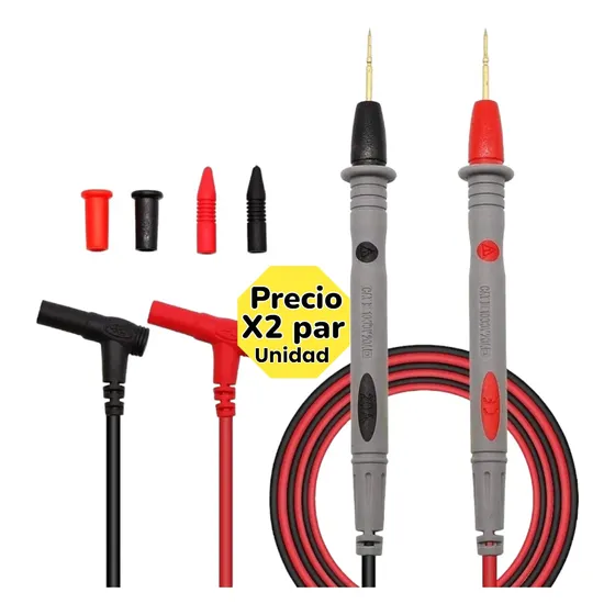Punta Cable Para Pinza Amperimetrica Profesional 1000v 20a