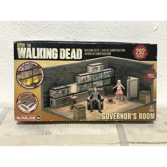 Set The Walking Deadhabitación Del Gobernador  Mcfarlane