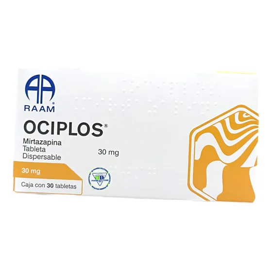 Ociplos Mirtazapina 30 Mg C/30 Tabletas Raam