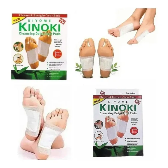 10 Parches Desintoxicantes Kinoki Pies Cansancio Detox