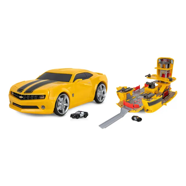 Autopista Micro Machines Bumblebee Transformers Raceway Pist Color Amarillo