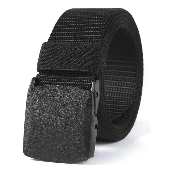 Correa Cinturon Reata Hombre Militar Nylon Hebilla Plastica