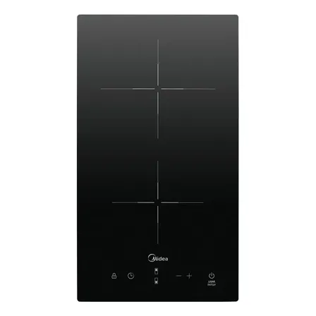 Cooktop 2 Bocas Elétrico Midea Cor Preto