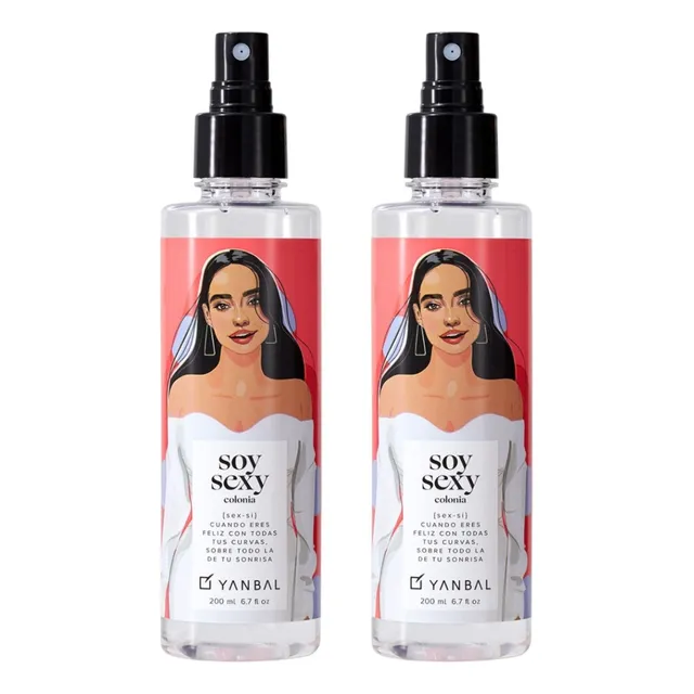 Set X 2 Colonia Soy Sexy Yanbal Spray 200 Ml C/u