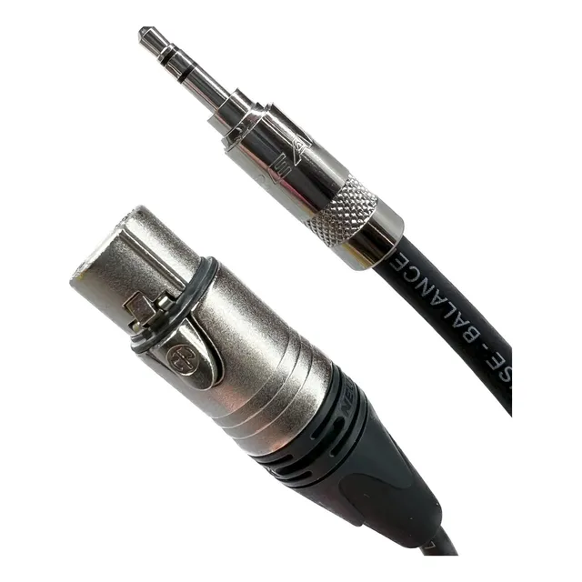 Cable Xlr Hembra Neutrik A Plug 3.5 Mm Rean 