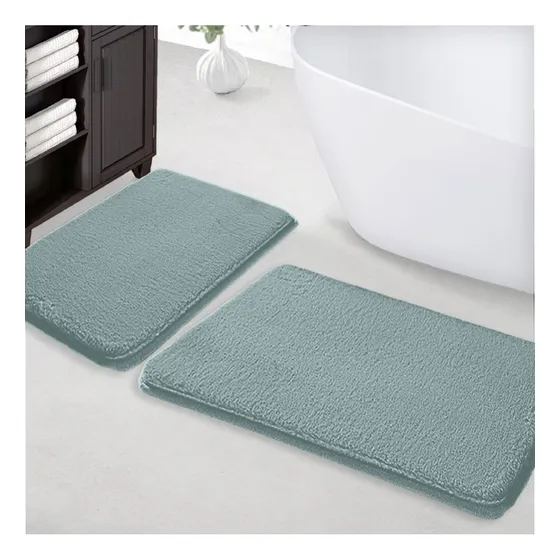 Pure Bath Juego 2 Alfombra Baño Espuma Viscoelastica 20 X 17