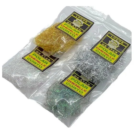 Material De Atado De Moscas Polar Chenille Corto Reptilius