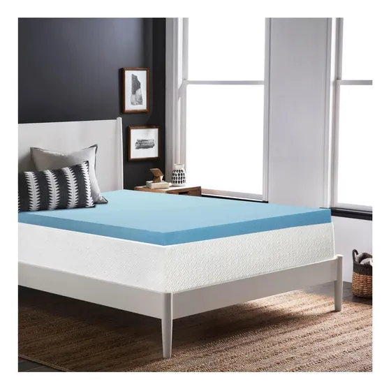 Zayton, Cubrecolchón De Espuma Viscoelástica De Gel De 2 Pul