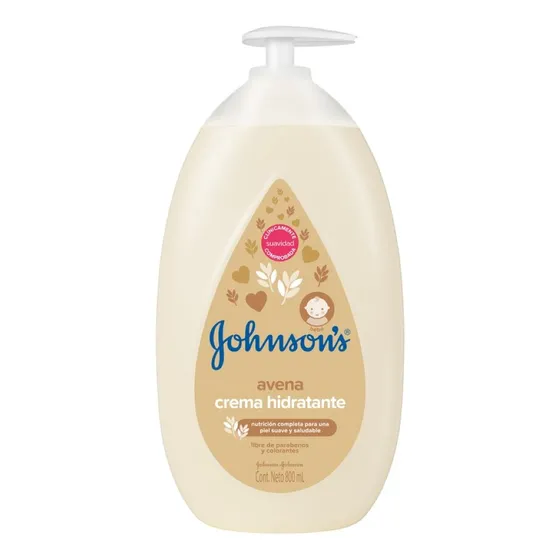Crema Corporal BebÃ© JOHNSON'S Avena 800 ML