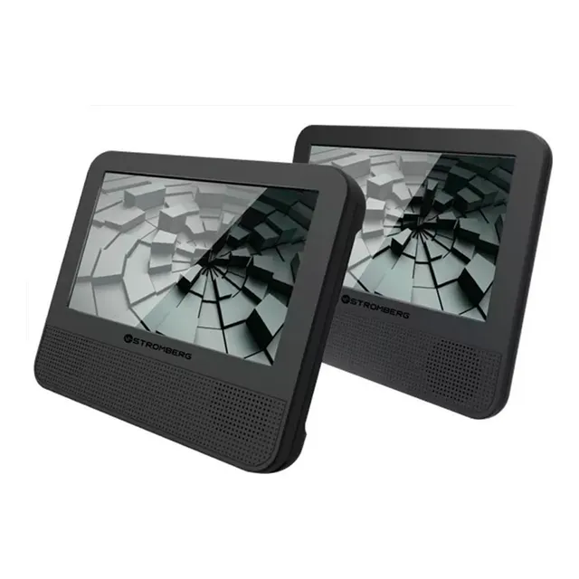 Dvd Portátil Stromberg Dvdp-753 Doble Pantalla 7 Usb