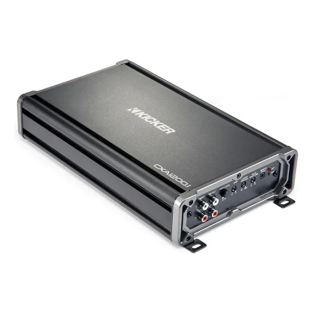 Amplificador Kicker Cxa1200.1 1 Canal 2400w Max 1200w Rms Color Negro